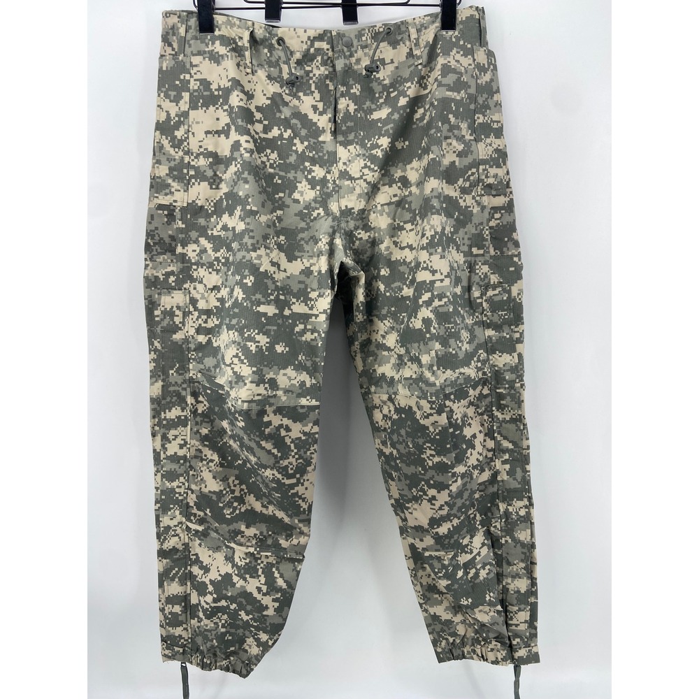 US Military Trousers Mens Medium R Camo Gen III L6‎ Extreme Cold Wet Weather